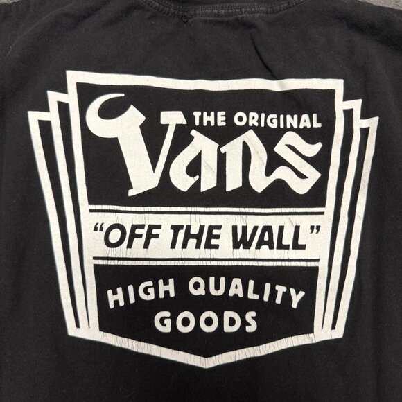 Vans Men's Black and Grey T-shirt - Picture 3 of 3